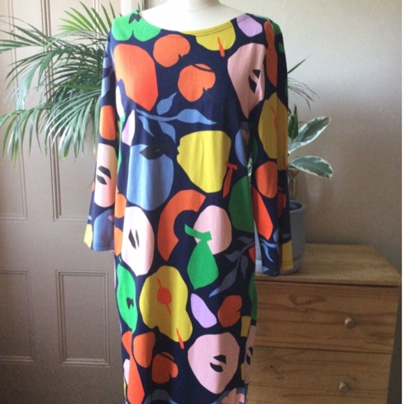 Brand New gorman 5A fruits Shift Dress size L fits 14 - Picture 2 of 6